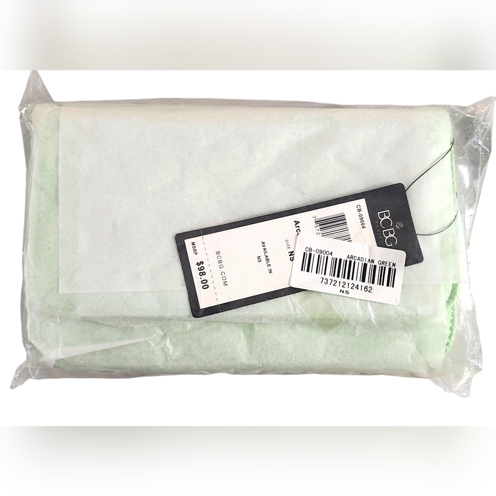 BCBG Quilted Crossbody Bag-Mint Green - Picture 6 of 7